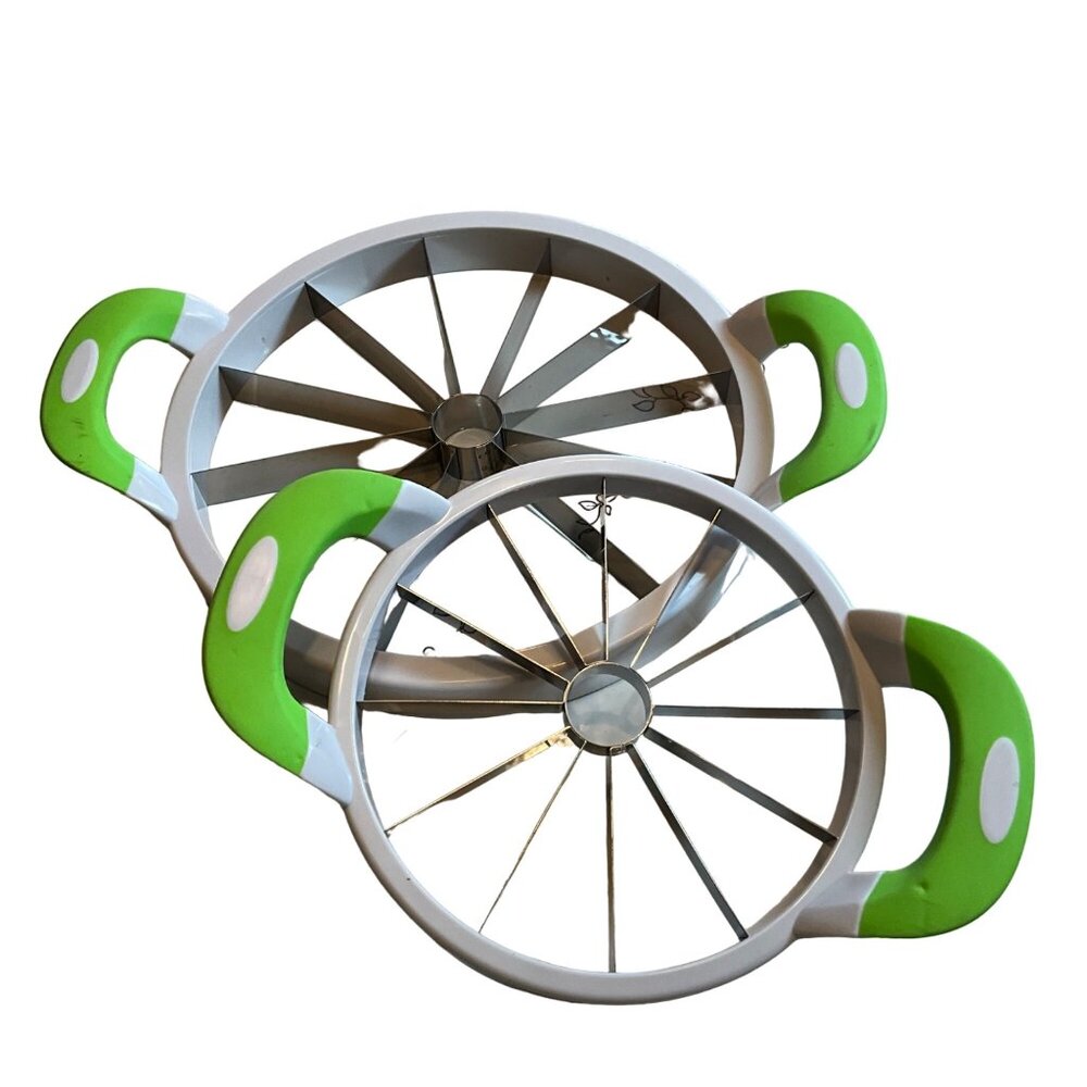 Medium and Large Watermelon Slicer Silicon Handles 1 - 12.75" and 1 - 15.75"